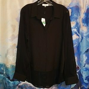 Black Calvin Klein blouse - Brand New with Tag!